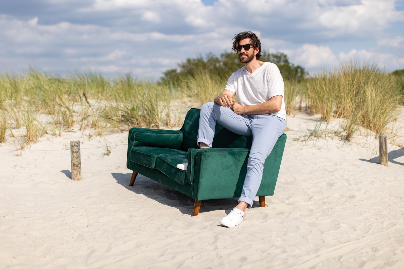 Das grüne Club of Comfort Sofa